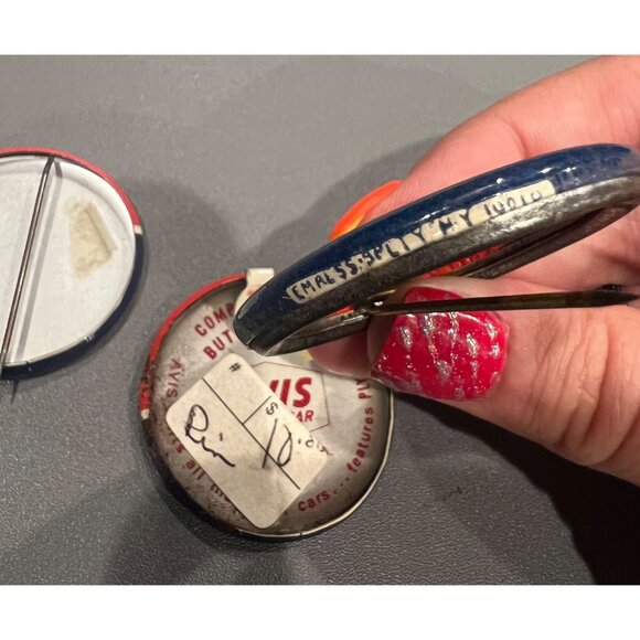 Lot of 4 1968 Wallace For President Presidential Election Metal Pinback Lot‎ - Picture 4 of 5